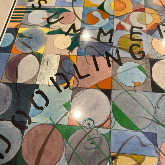 Andie C Wicherts Original watercolour artwork Unframed with matting abstract Art - Picture 12 of 13